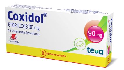Coxidol 90 mg x 14 comprimidos LABORATORIO CHILE